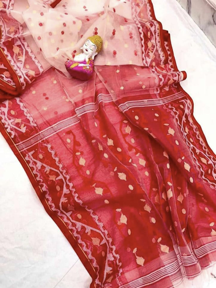 Mayabini Dhakai Jamdani Saree
