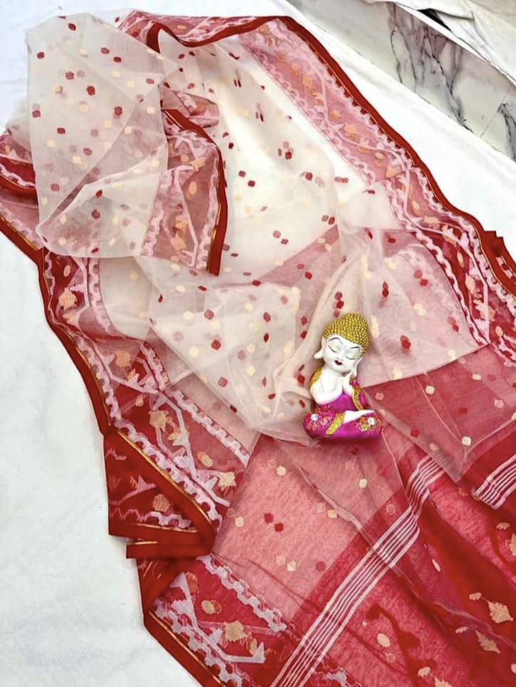Mayabini Dhakai Jamdani Saree