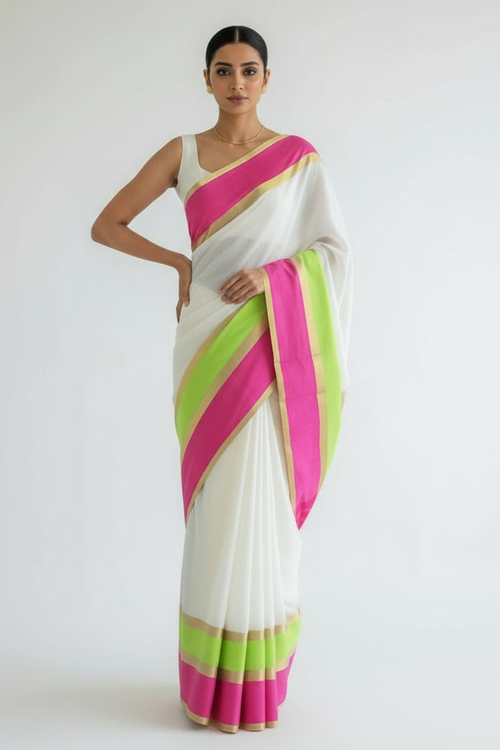 Sundori Romoni Mul Cotton Saree
