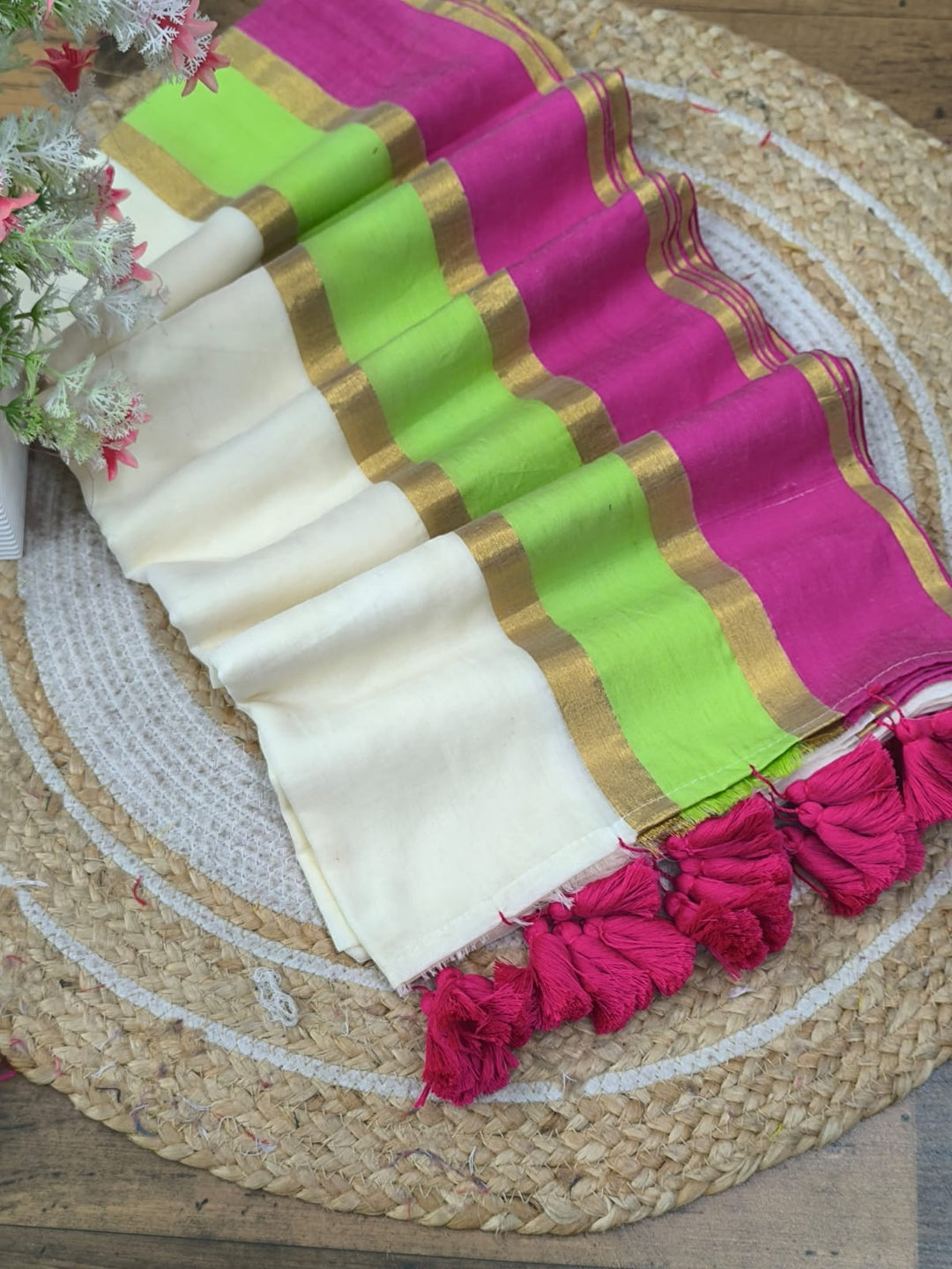 Sundori Romoni Mul Cotton Saree
