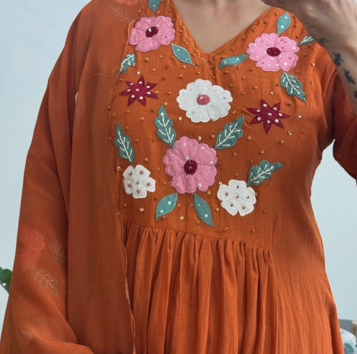 Tiny Treasure Cotton Kurti Set