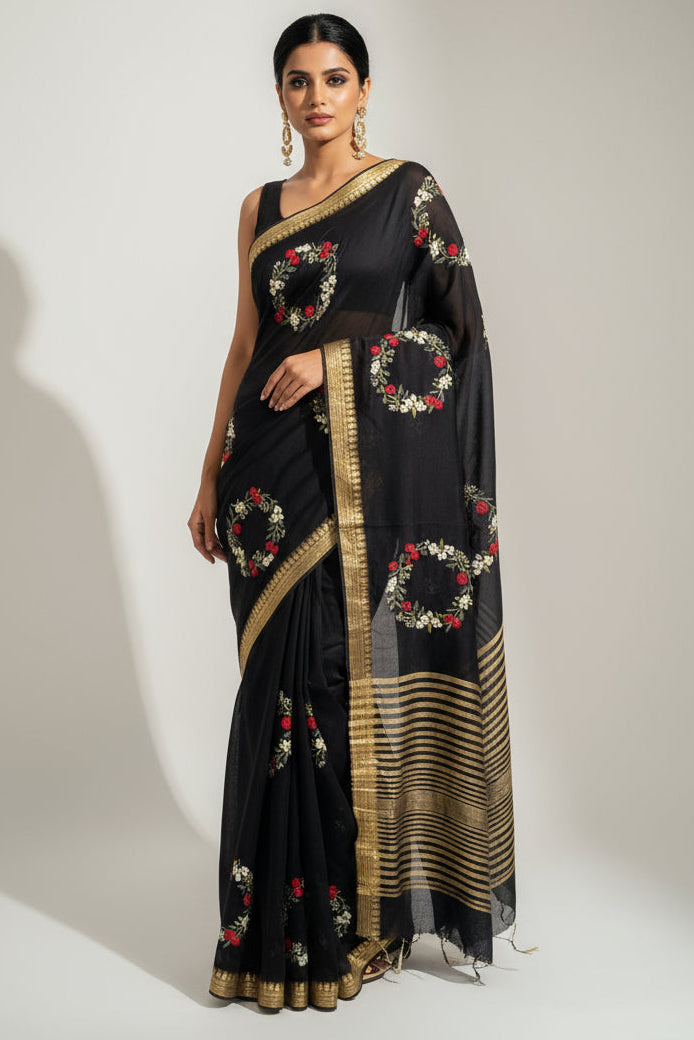 Dream Of Success Georgette Silk Saree