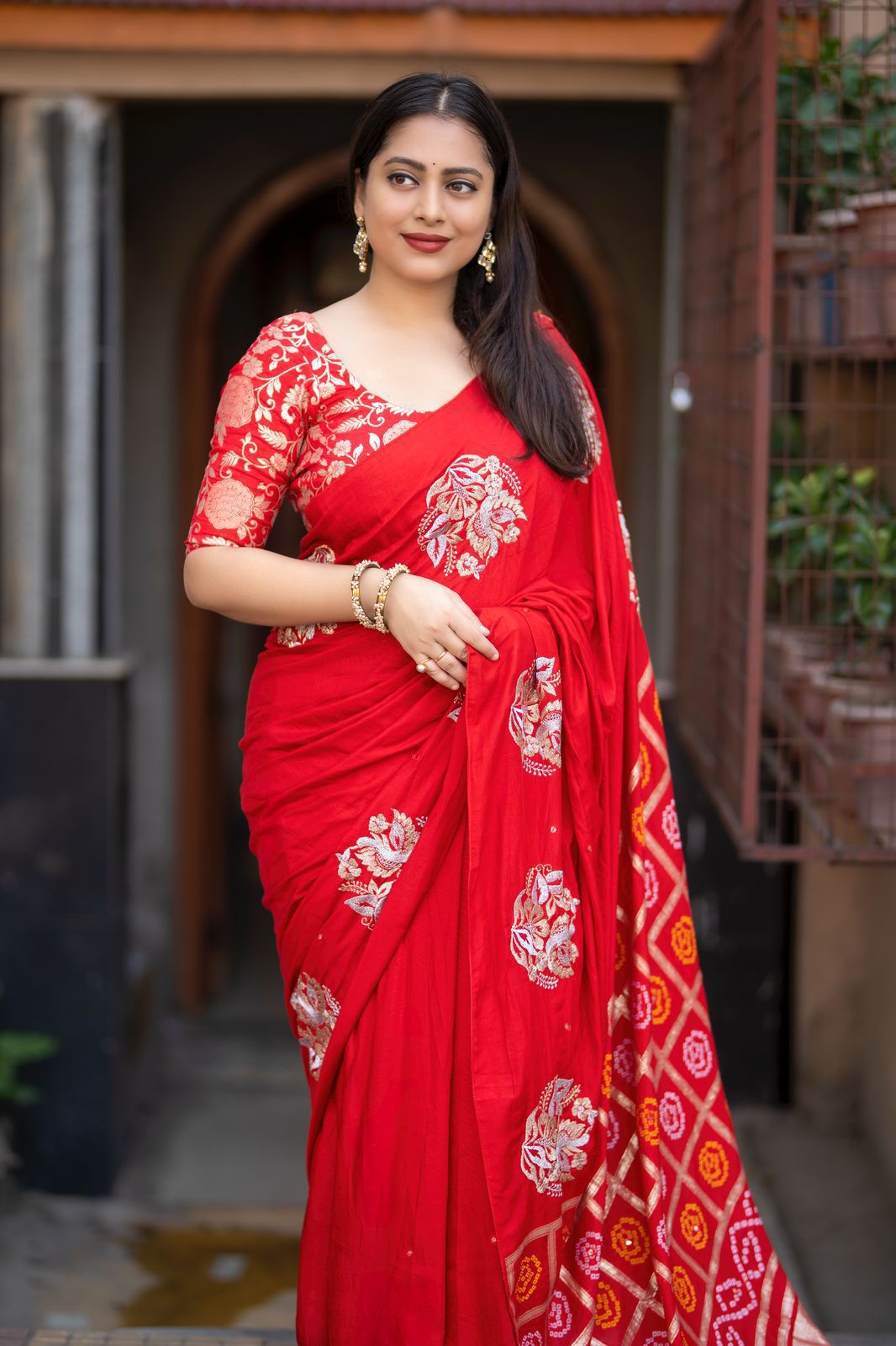 Graceful Vibe Chanderi Cotton Saree