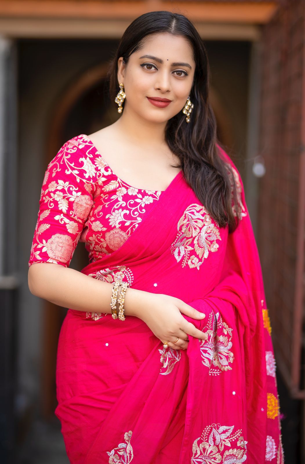 Graceful Vibe Chanderi Cotton Saree