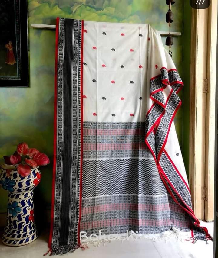 HimaRanga mercerized Cotton Tanchoi Banarasi Saree