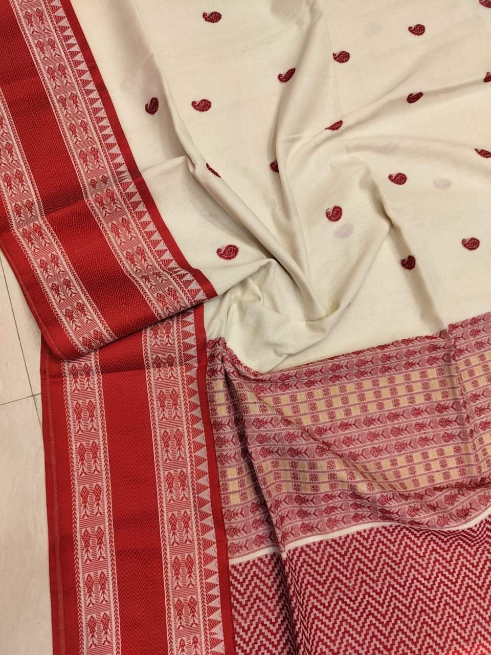 HimaRanga mercerized Cotton Tanchoi Banarasi Saree