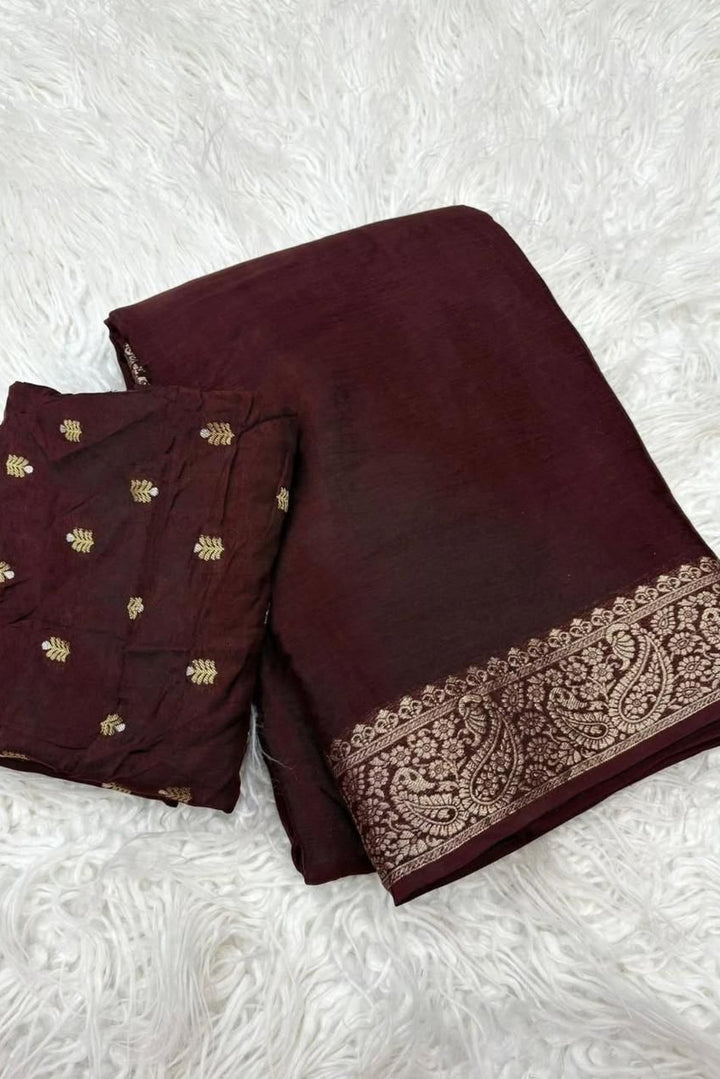 Bright Creation Viscose Georgette Saree