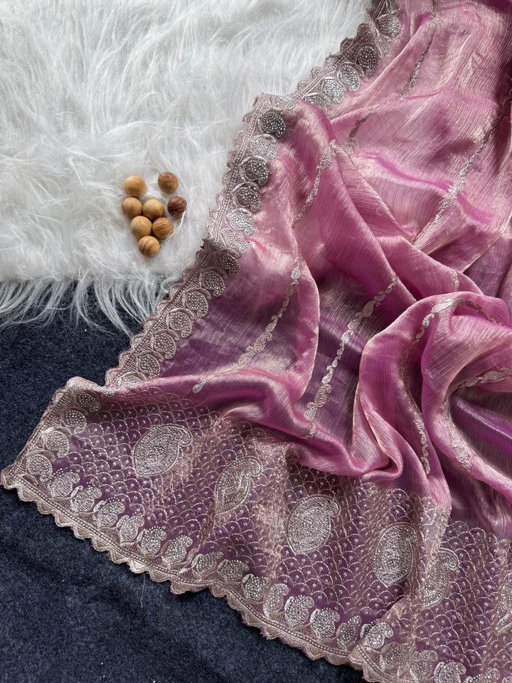 Heavenly Star Fancy Silk Saree