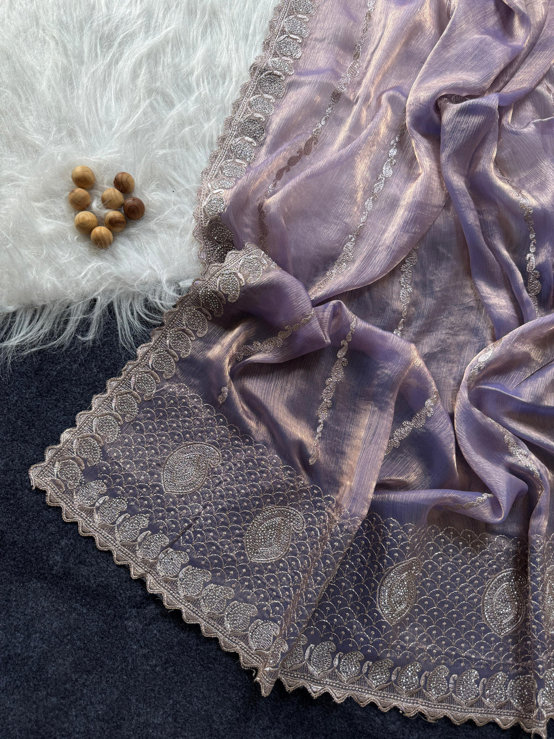 Heavenly Star Fancy Silk Saree