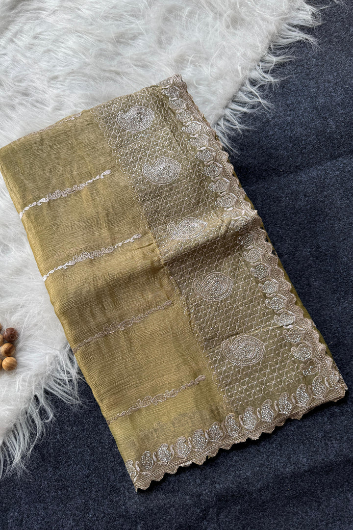 Heavenly Star Fancy Silk Saree