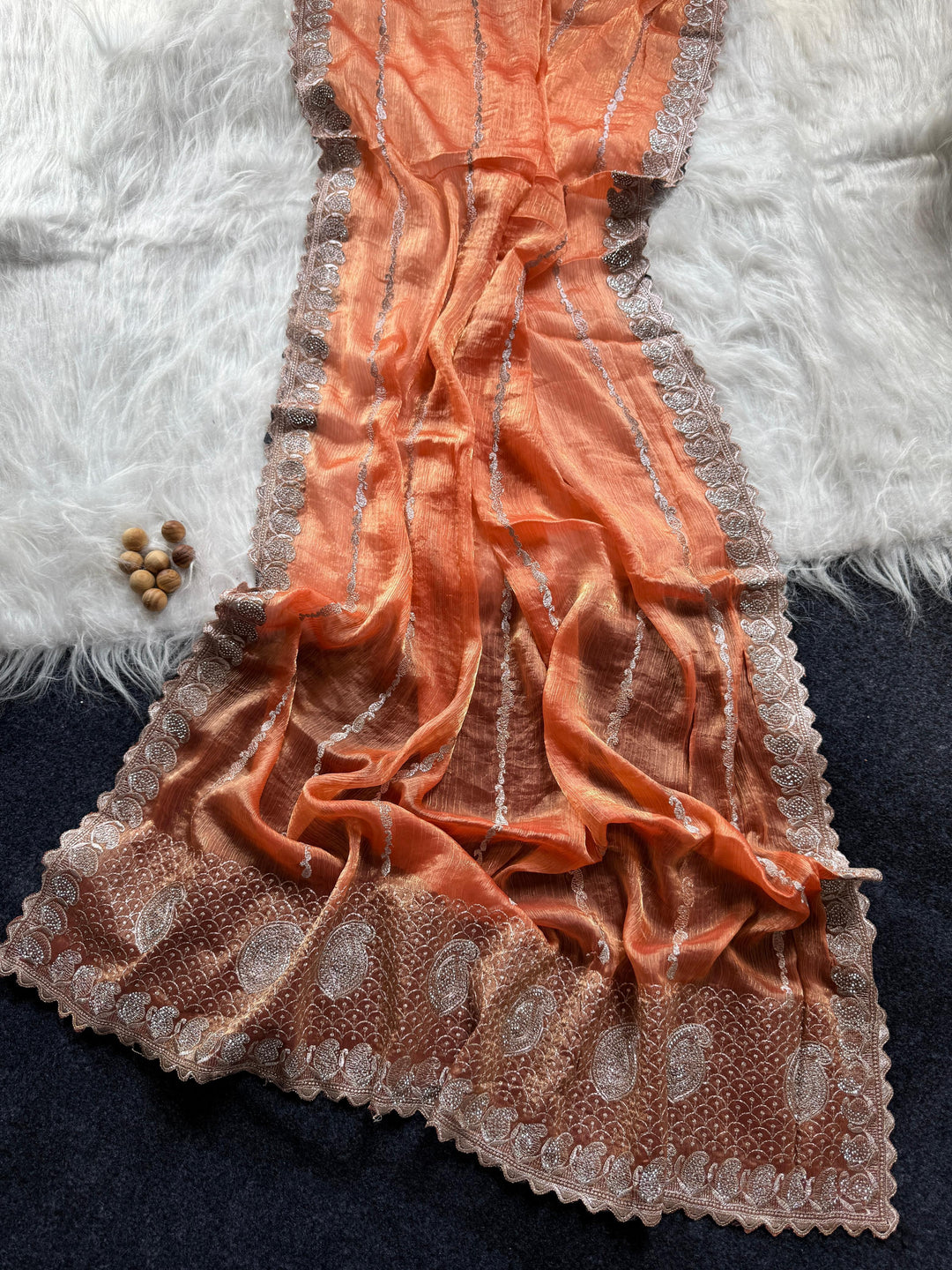 Heavenly Star Fancy Silk Saree