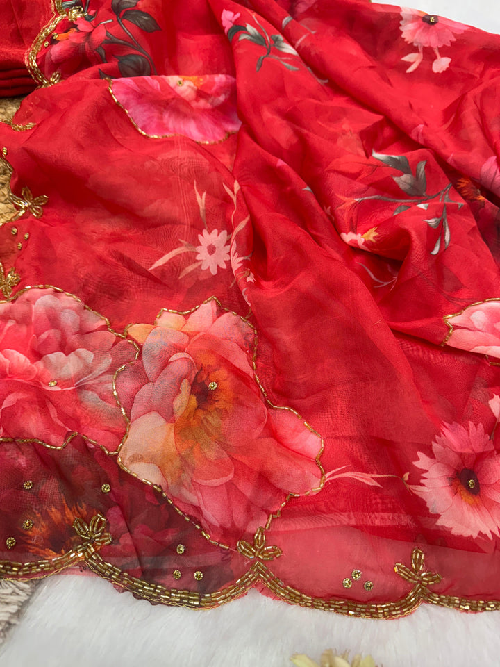 Glow Of Confidence Tabby Silk Saree