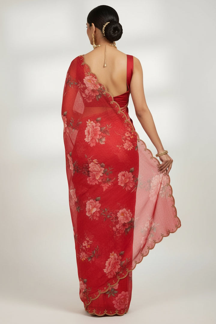 Glow Of Confidence Tabby Silk Saree