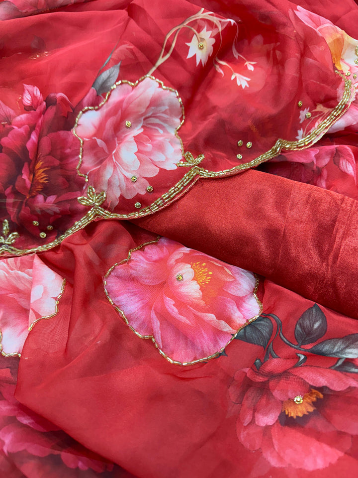 Glow Of Confidence Tabby Silk Saree