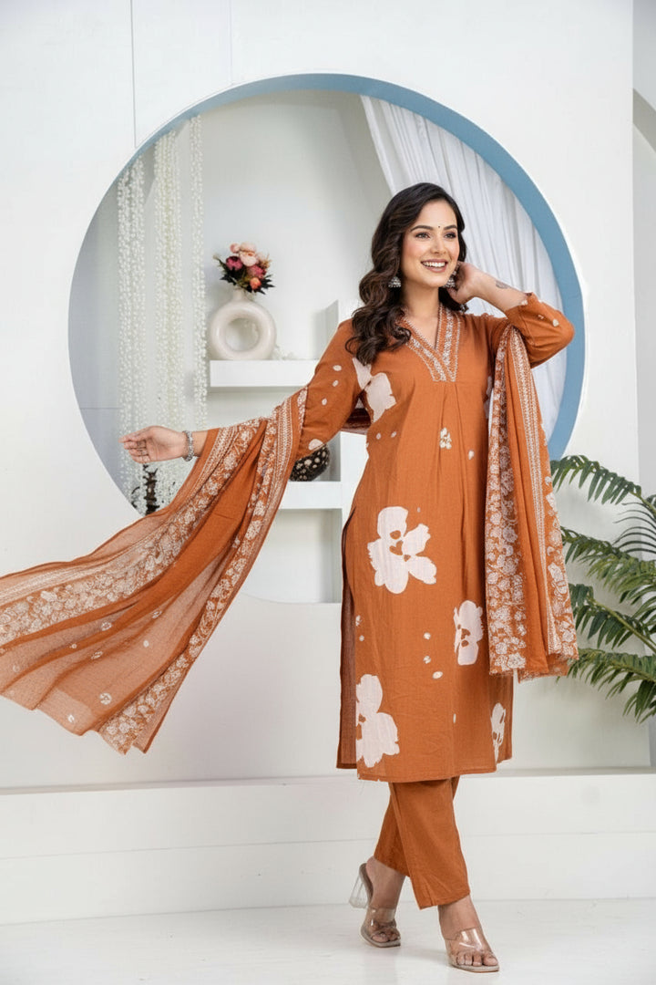 Single Aura Cotton Kurti Set