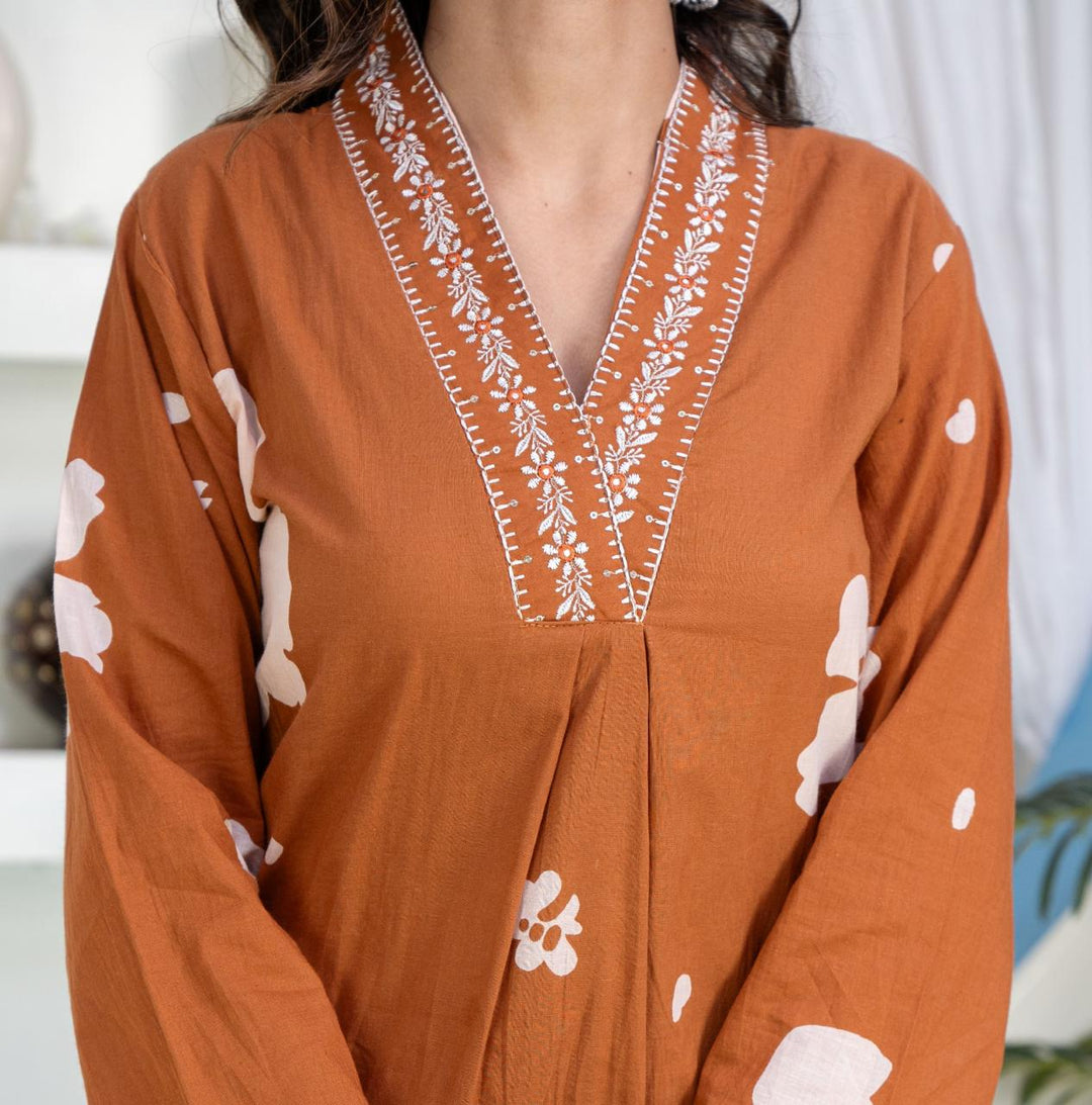 Single Aura Cotton Kurti Set