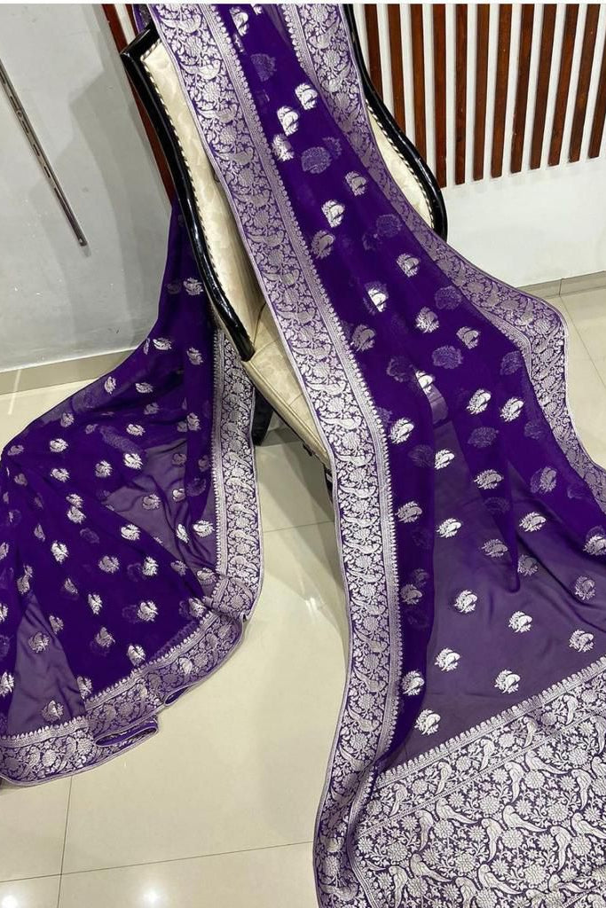 Elite Ensemble Crepe Georgette Silk Saree