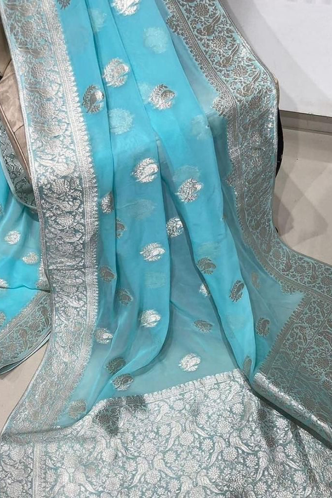 Elite Ensemble Crepe Georgette Silk Saree