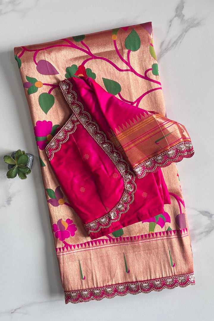 Perfect for Party Banarasi Pattu Saree