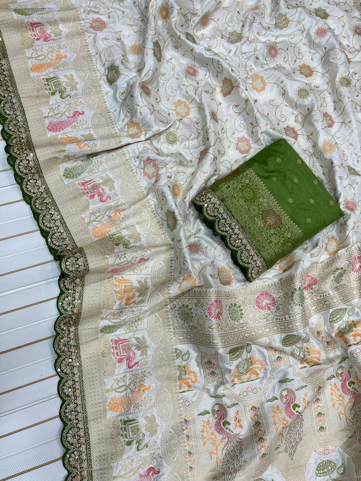 Rosetta Radiance Dola Silk Saree