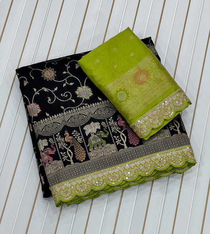 Rosetta Radiance Dola Silk Saree