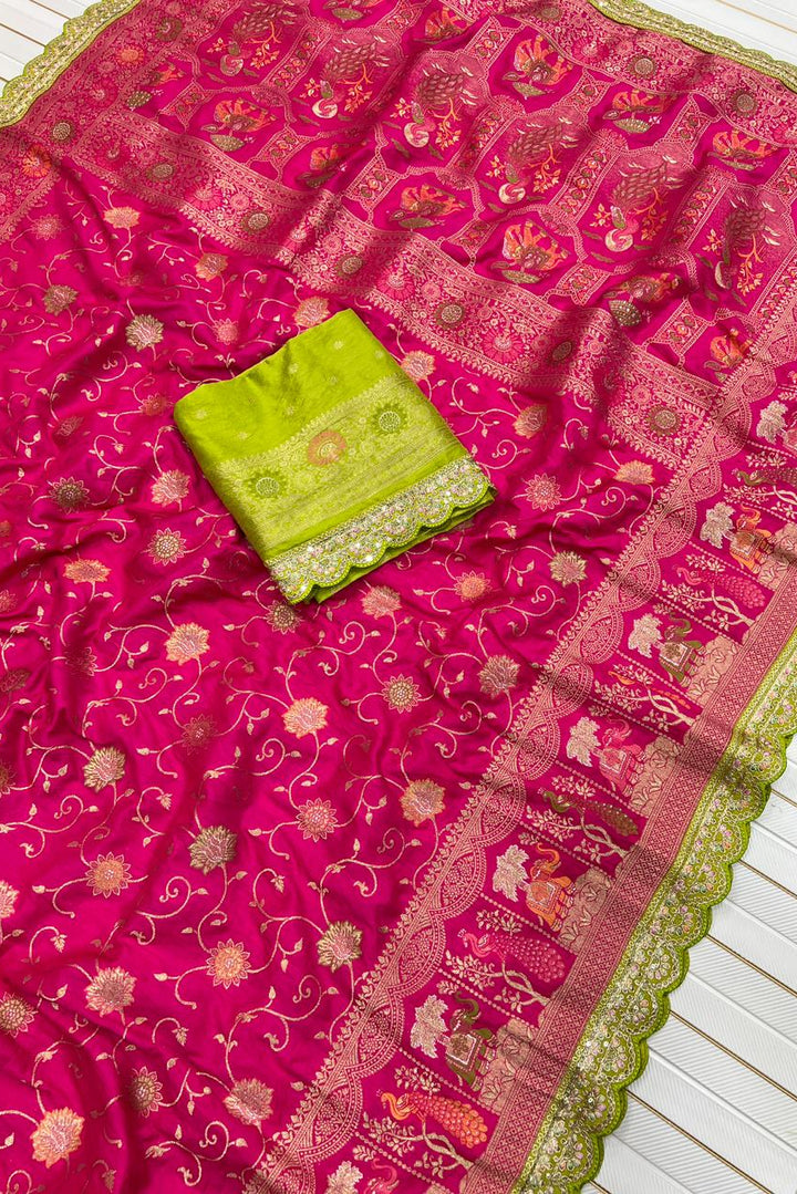 Rosetta Radiance Dola Silk Saree