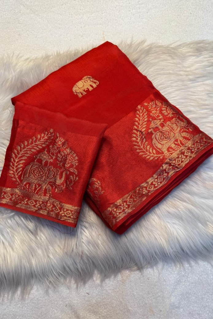 SoulKatha Fancy Satin Khaddi Silk