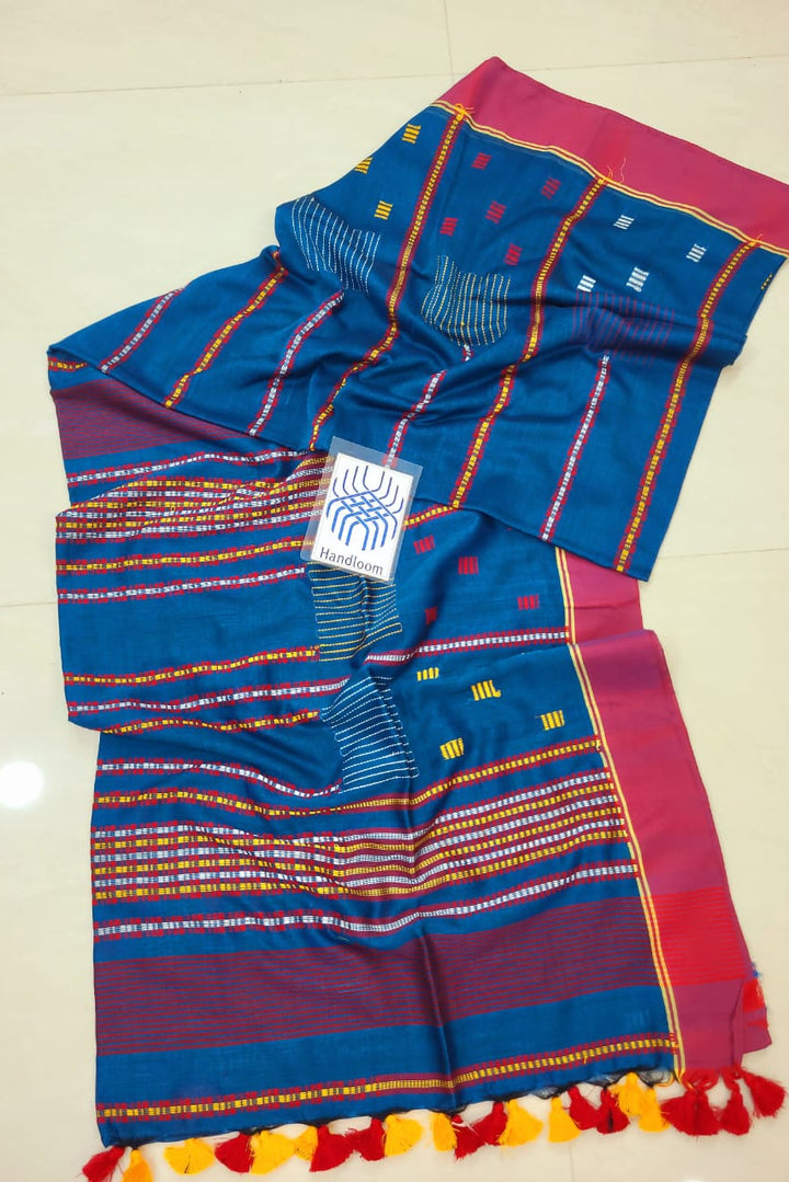HridayKomol Mercerised Cotton Saree