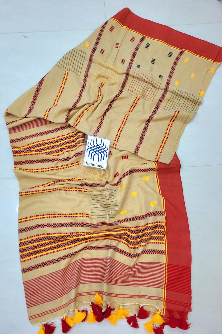 HridayKomol Mercerised Cotton Saree