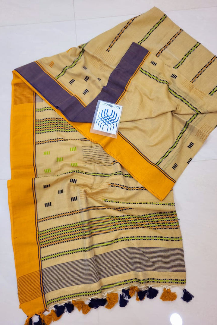 HridayKomol Mercerised Cotton Saree