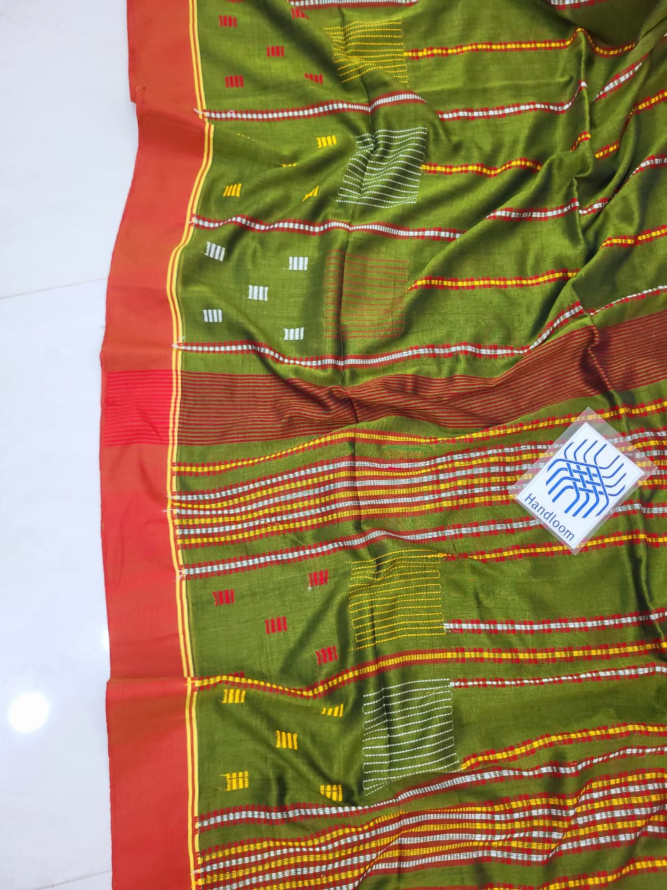 HridayKomol Mercerised Cotton Saree