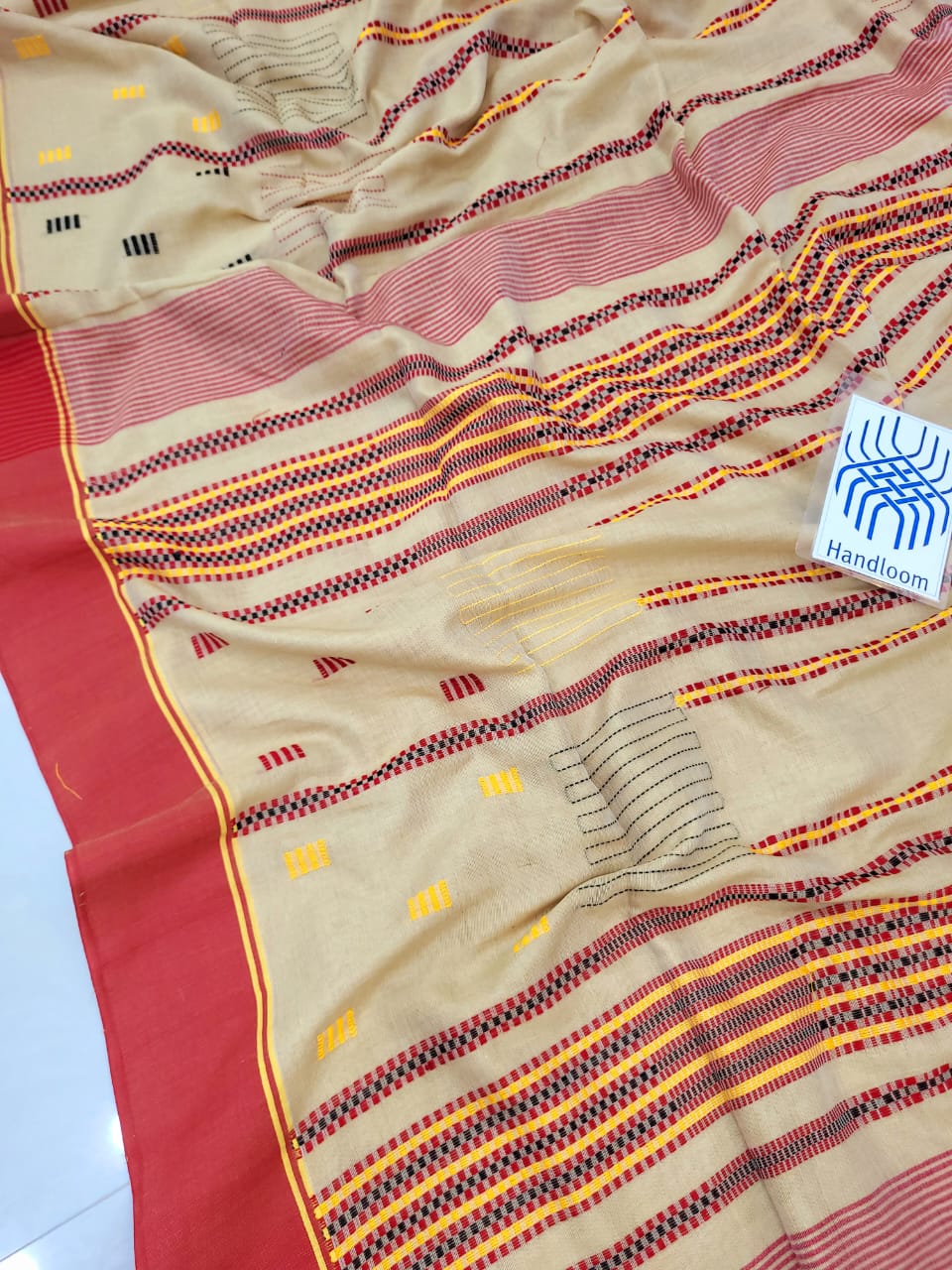 HridayKomol Mercerised Cotton Saree