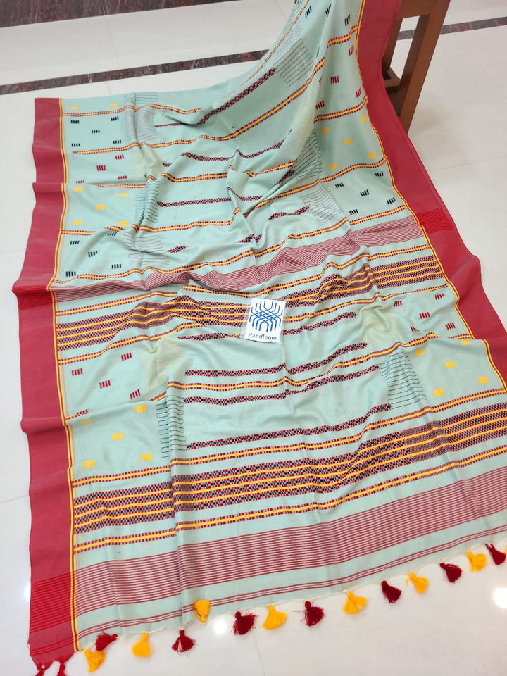 HridayKomol Mercerised Cotton Saree