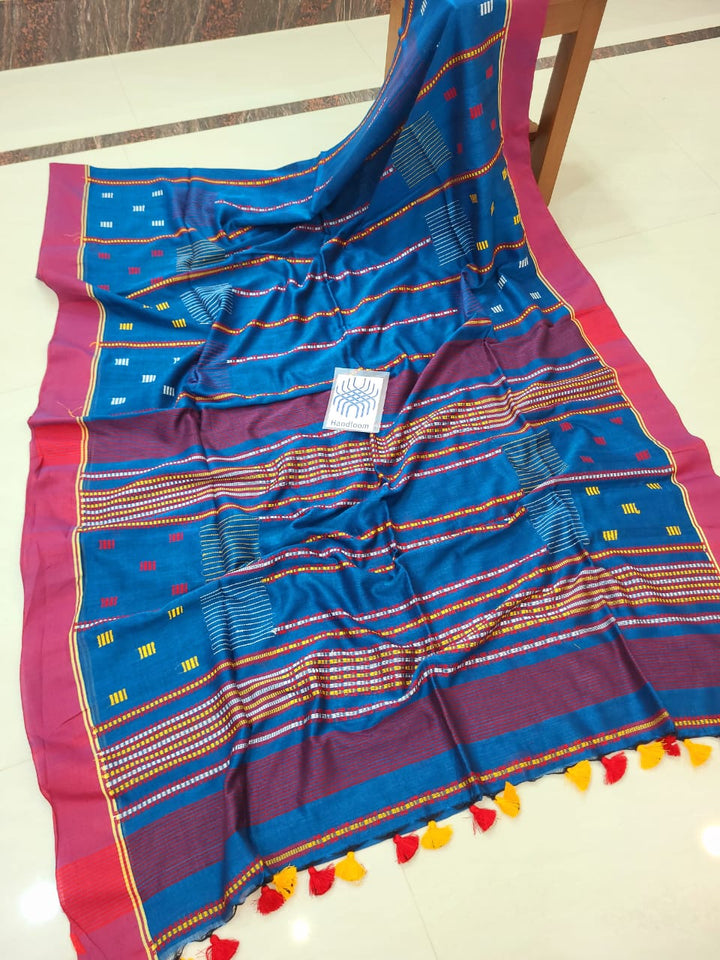 HridayKomol Mercerised Cotton Saree