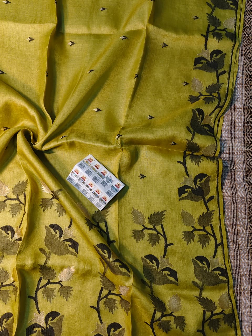 PremGeet Gachi Tussar Jamdani Saree