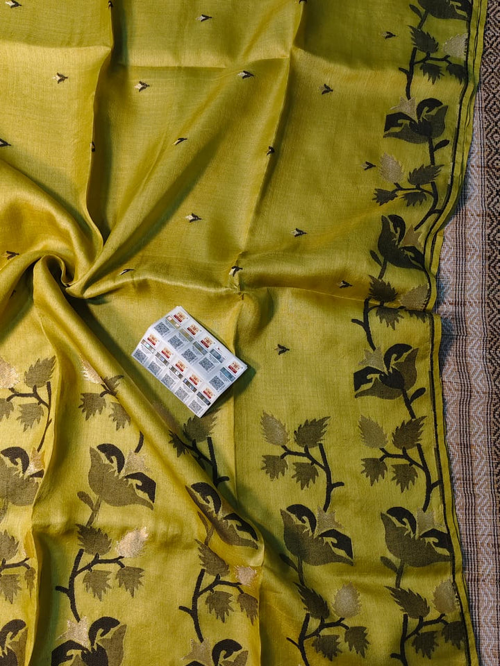 PremGeet Gachi Tussar Jamdani Saree