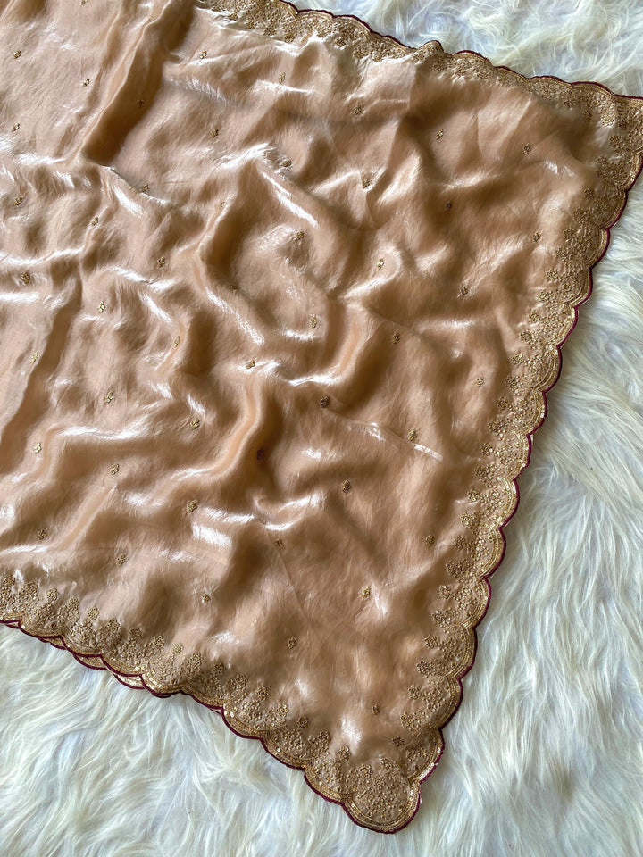 Roselle Charm Fancy Silk Saree