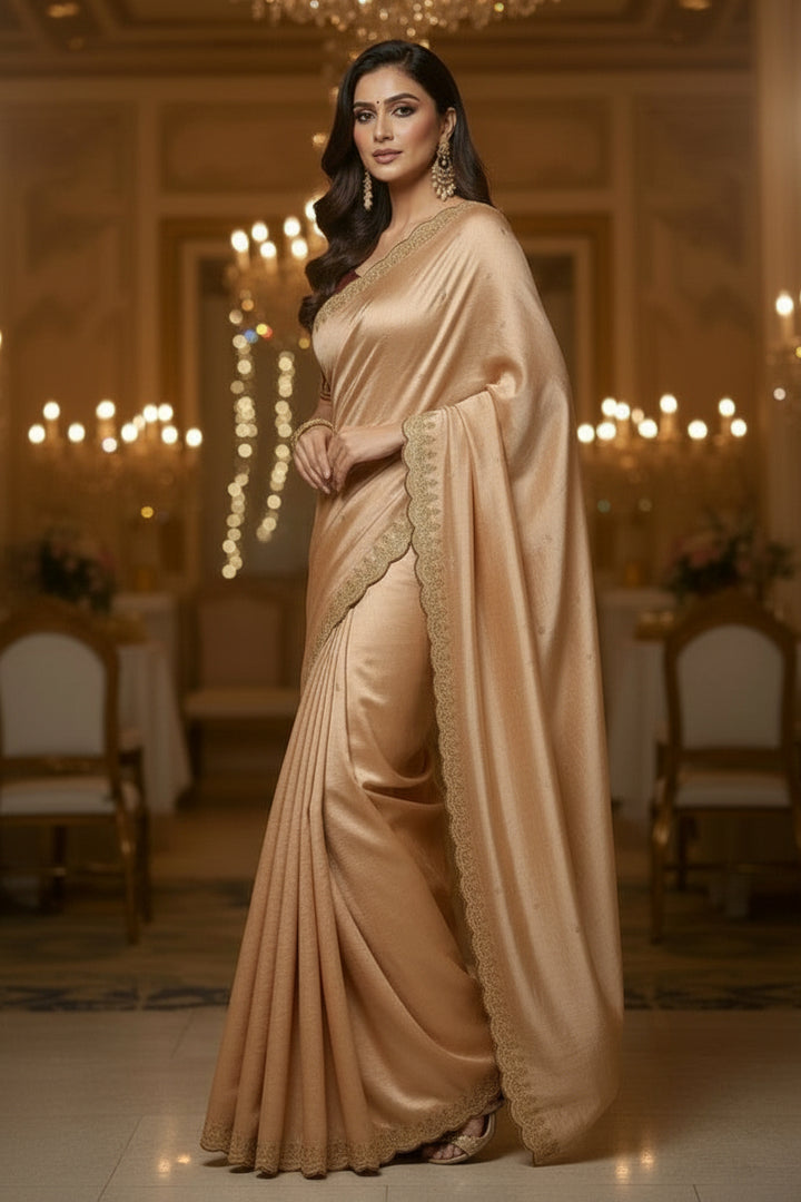 Roselle Charm Fancy Silk Saree