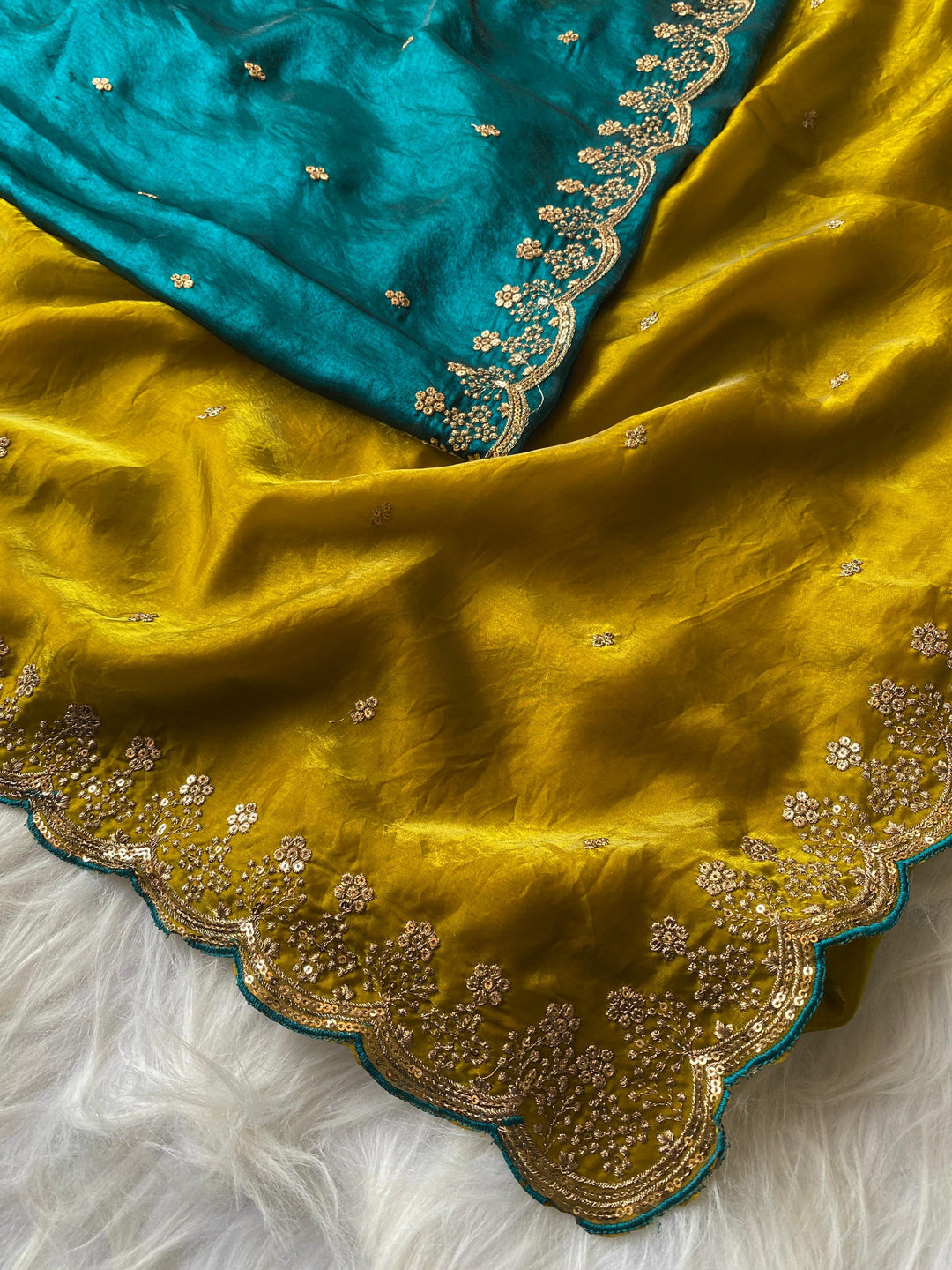 Roselle Charm Fancy Silk Saree