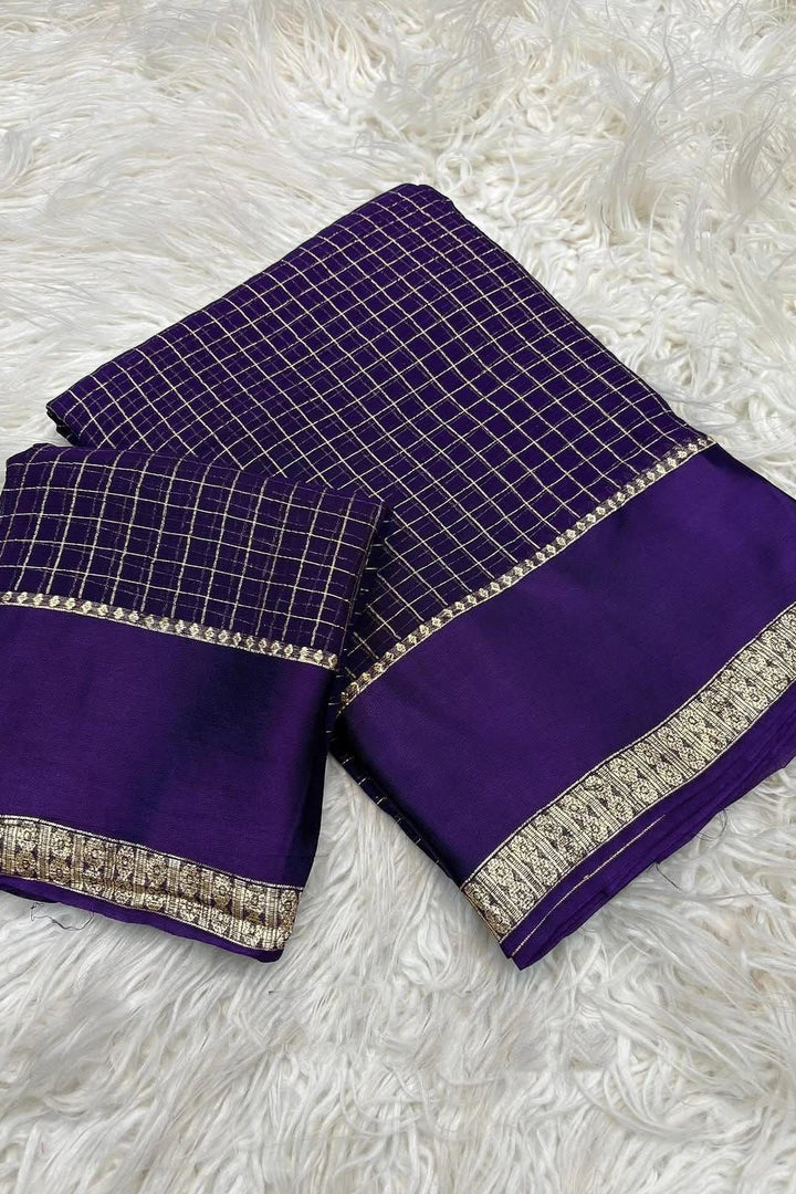 Forest Gleam Viscose Georgette Saree