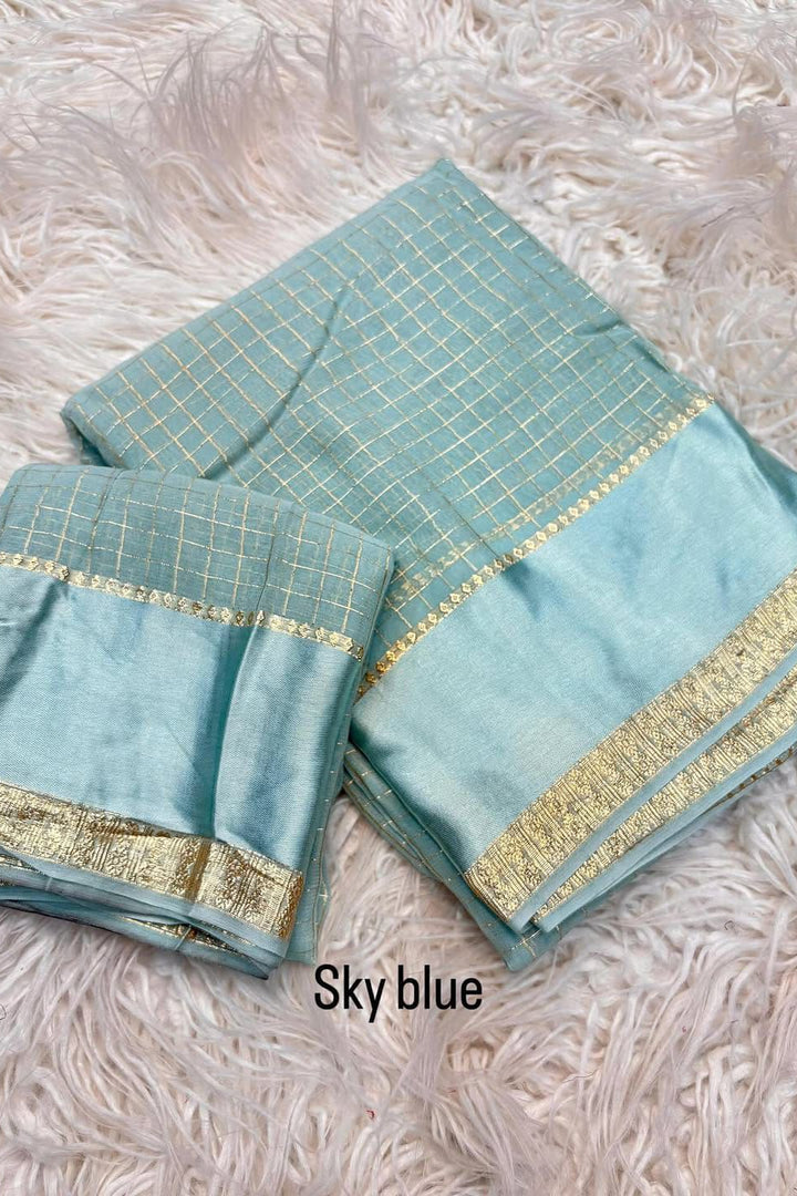 Forest Gleam Viscose Georgette Saree