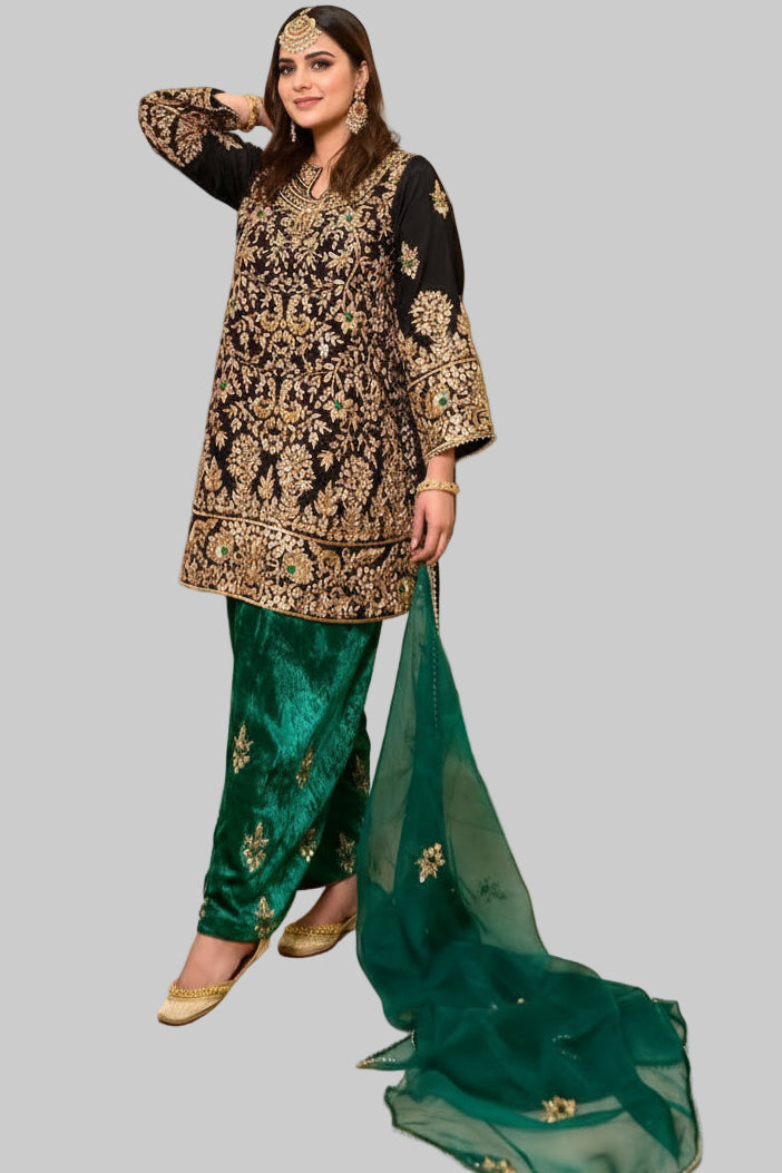 Winter Rush Velvet Suit Set