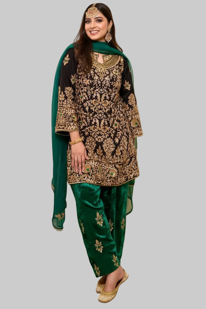 Winter Rush Velvet Suit Set