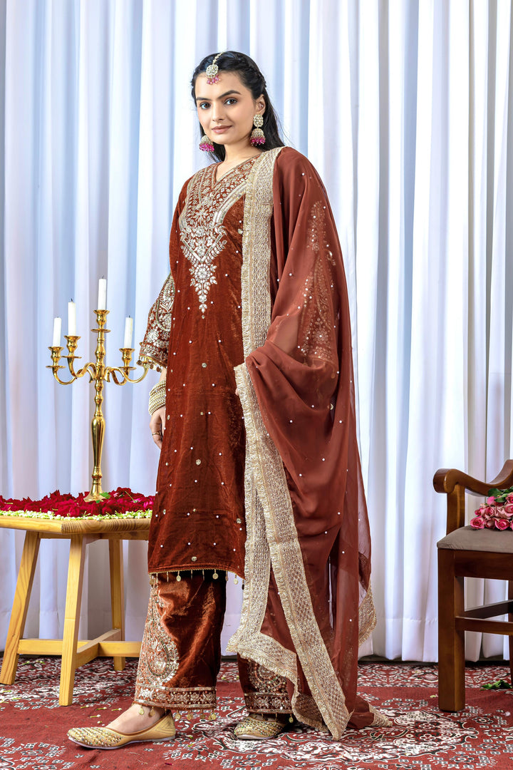 Extra Glitz Of Party- Designer Suit Set