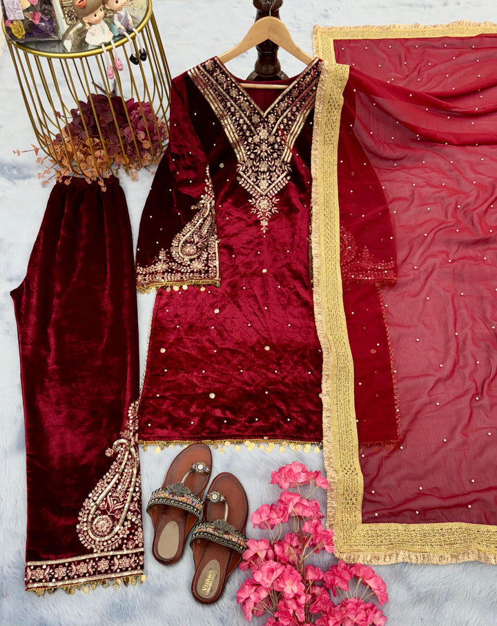Extra Glitz Of Party- Designer Suit Set