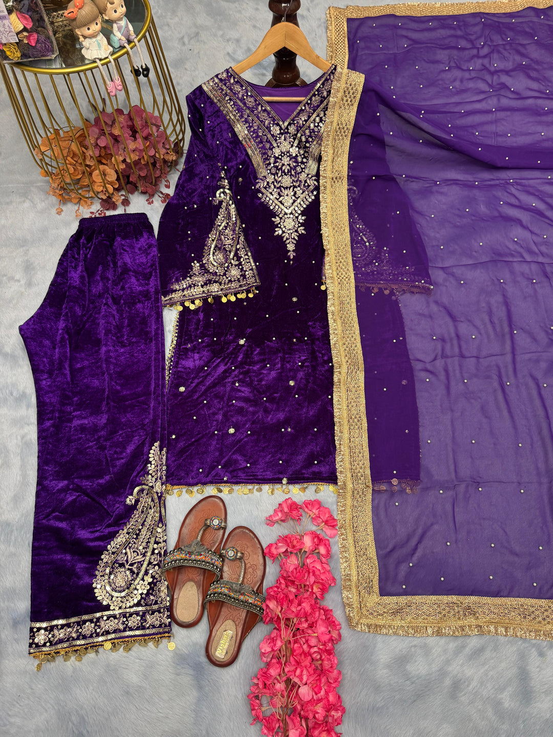Extra Glitz Of Party- Designer Suit Set