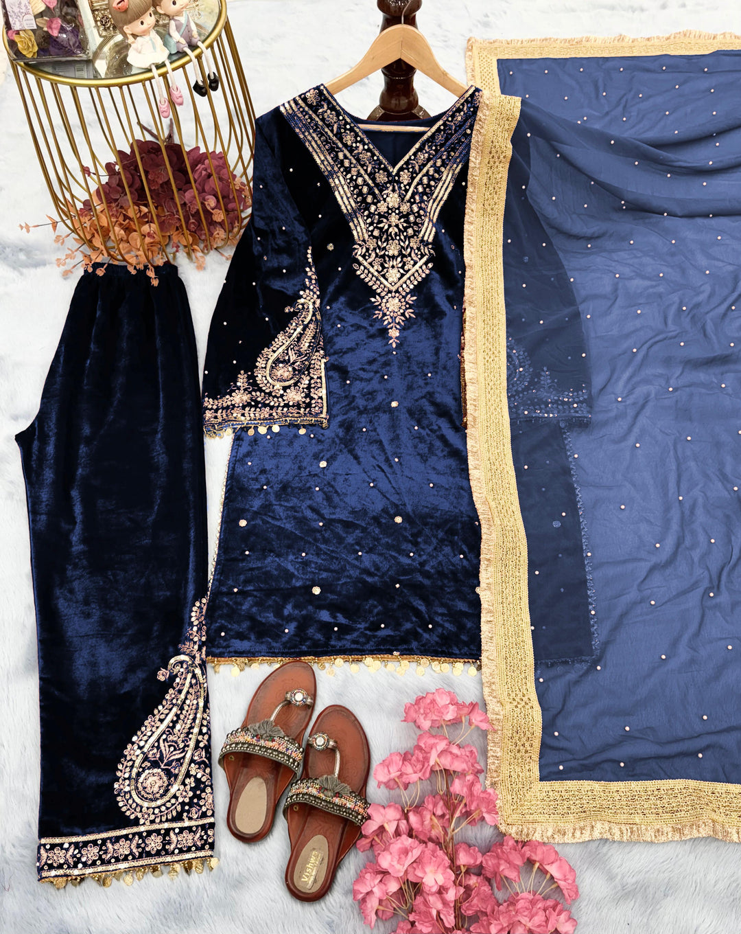 Extra Glitz Of Party- Designer Suit Set