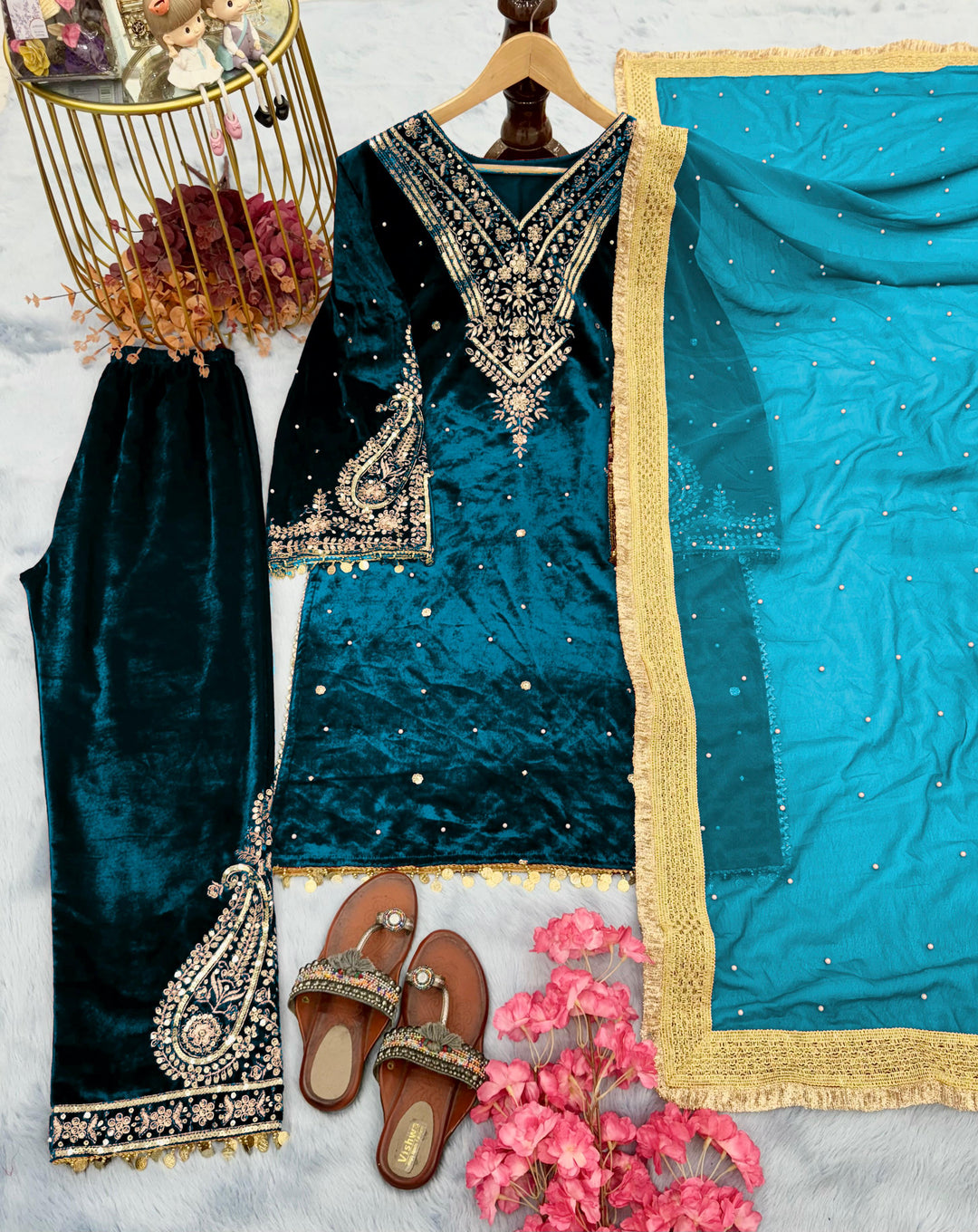 Extra Glitz Of Party- Designer Suit Set