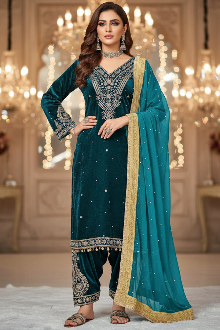 Extra Glitz Of Party- Designer Suit Set