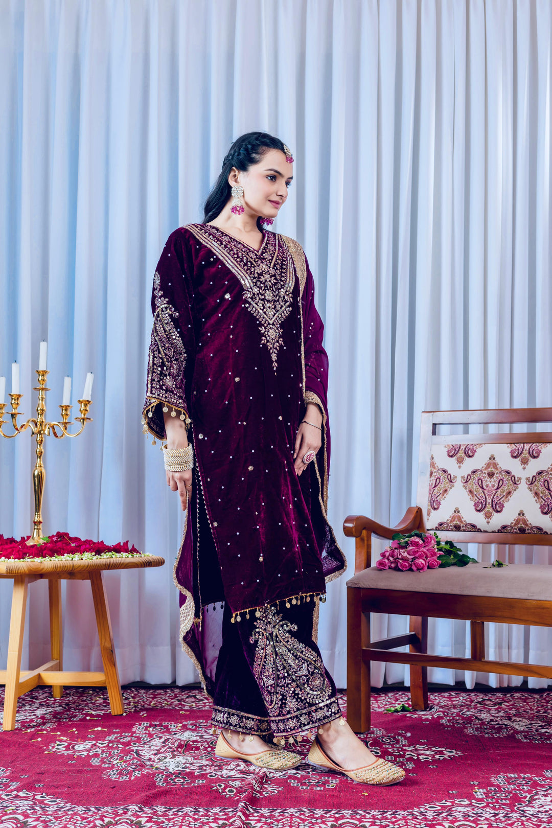 Extra Glitz Of Party- Designer Suit Set